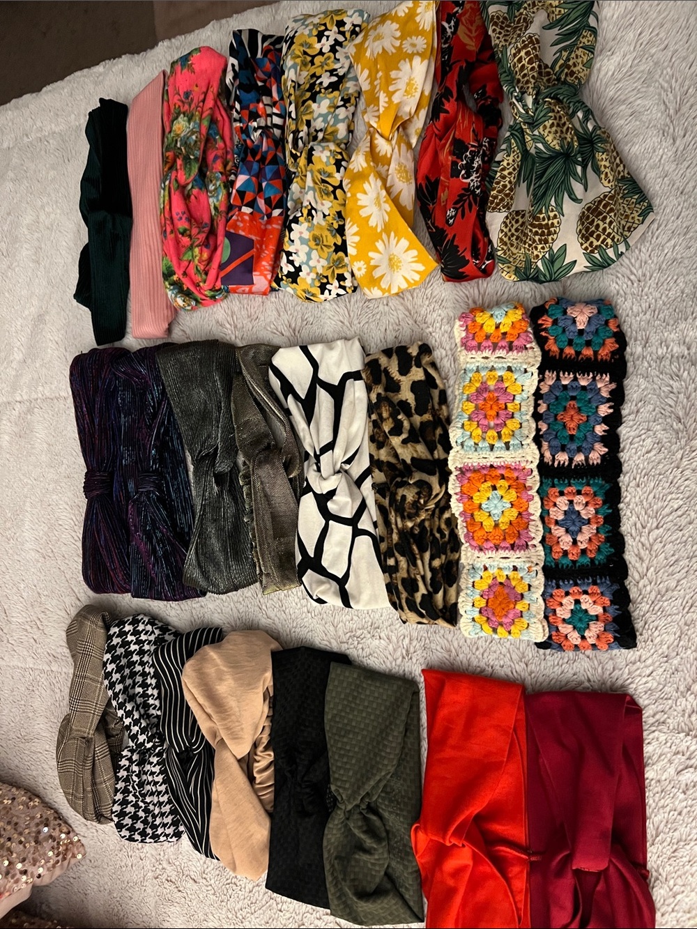 24 Piece Wrap-Around Headband Bundle